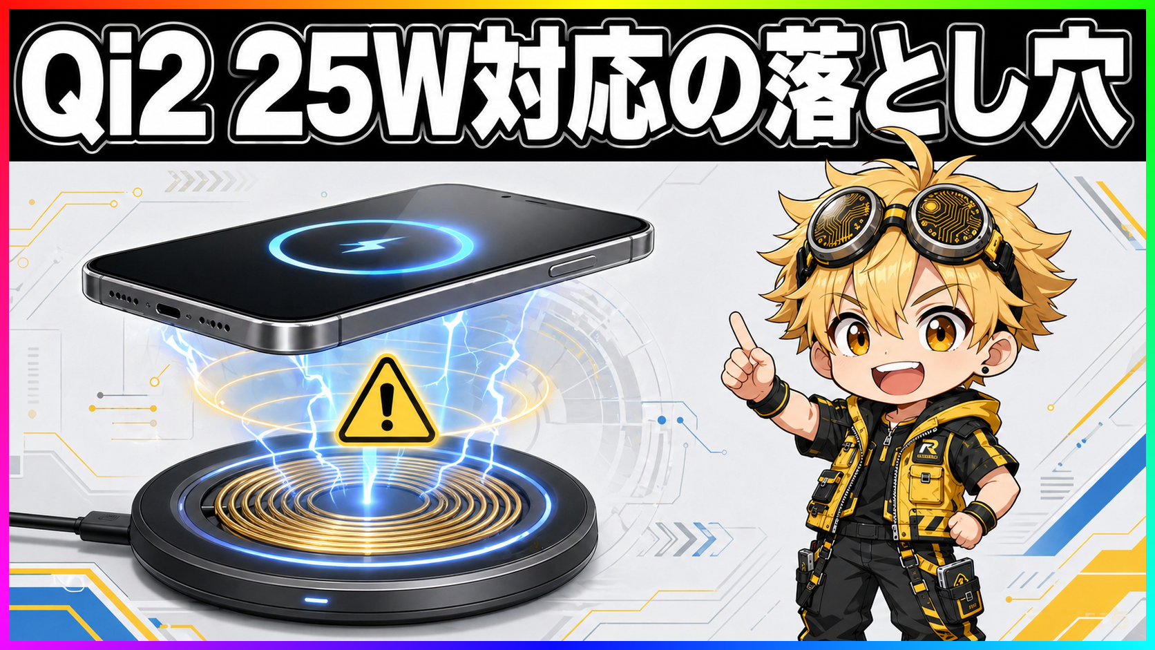 Qi2 25WとQi2 Readyの充電条件を解説するヘッダー画像