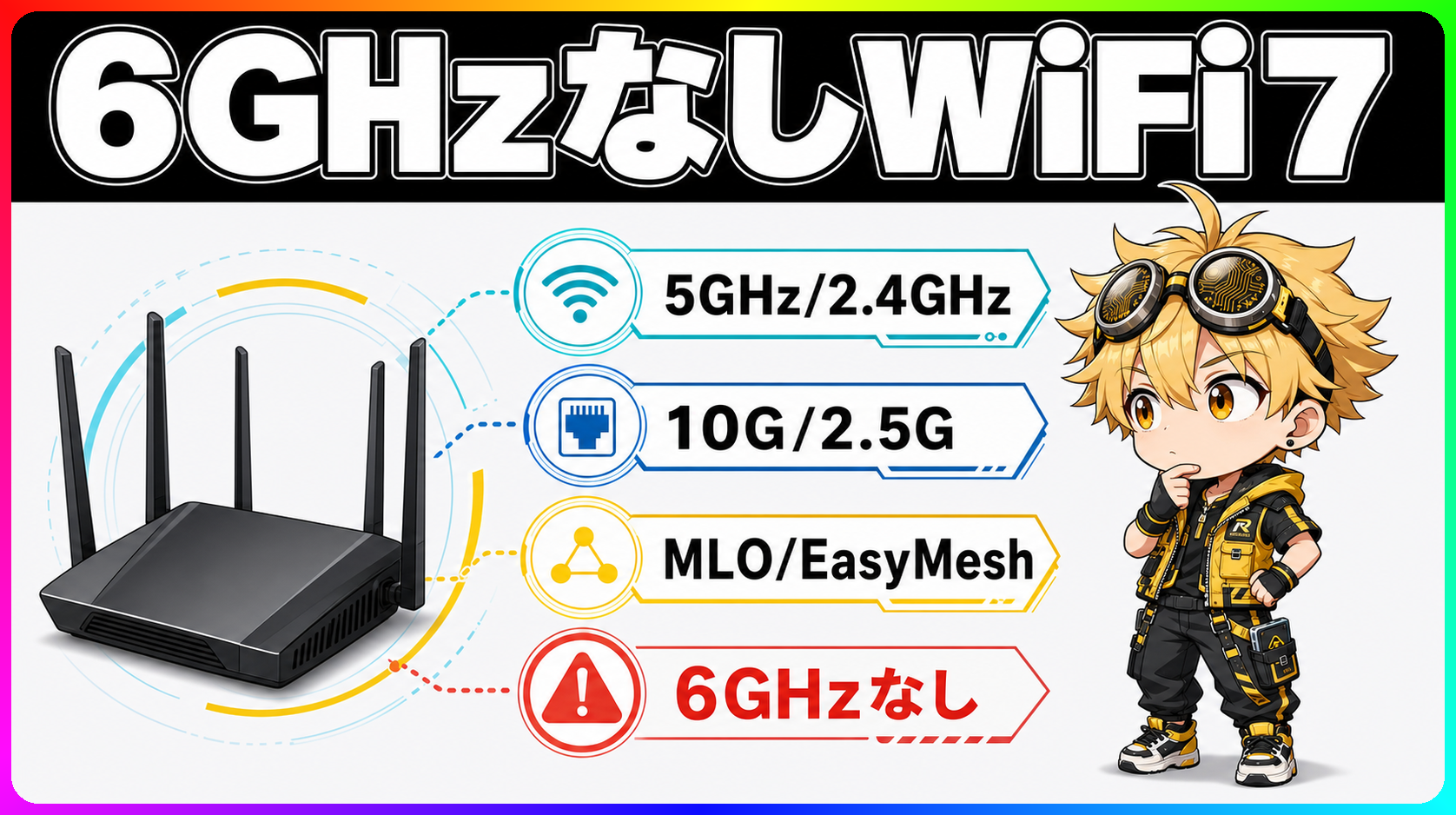 Archer BE7200の無線、有線、機能制限を分解する図解