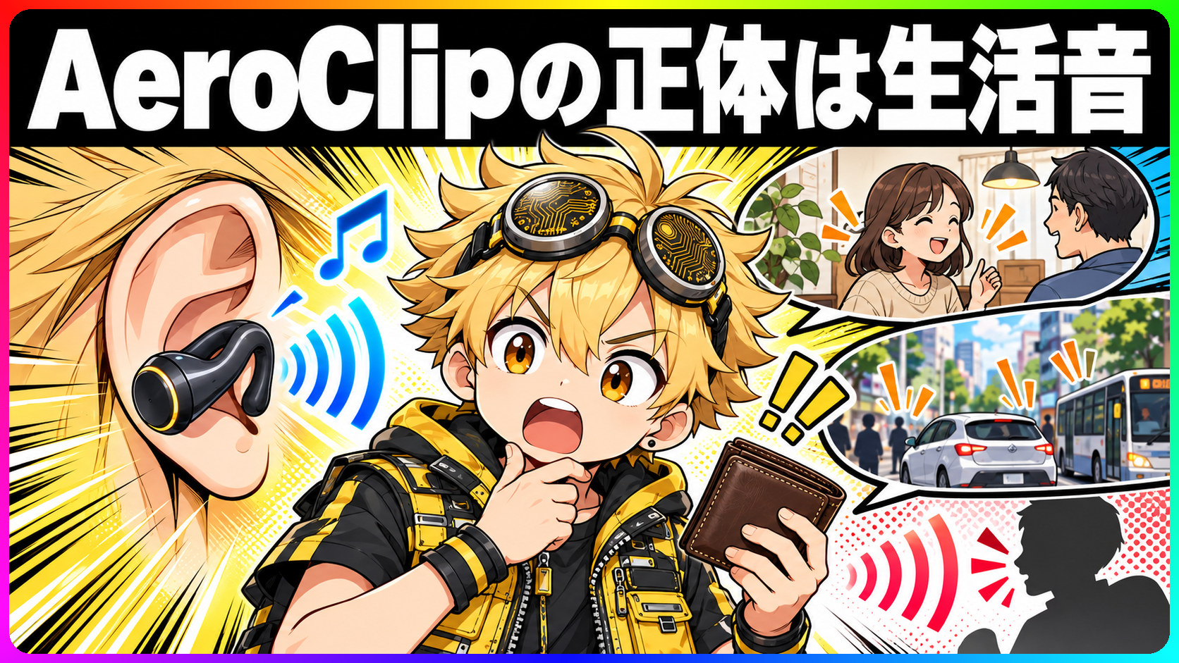 耳のふちにイヤーカフ型イヤホンSoundcore AeroClipを掛けて家事をする様子