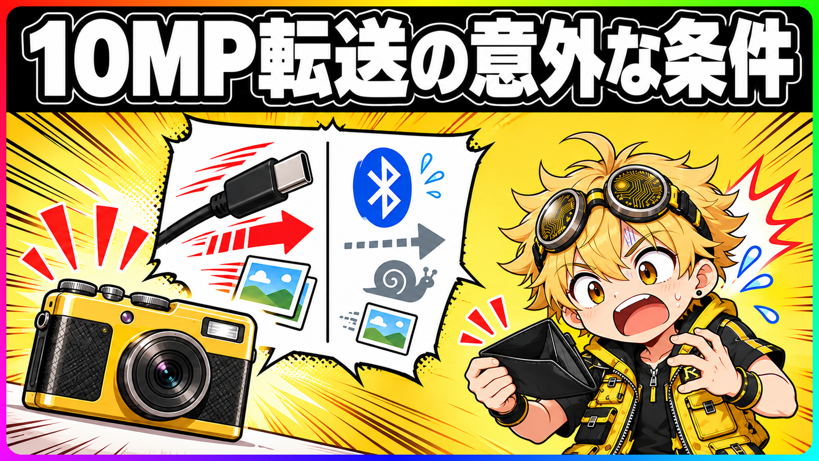 instax Pal 2の本体とスマホをUSB Type-Cで直接つないだ様子