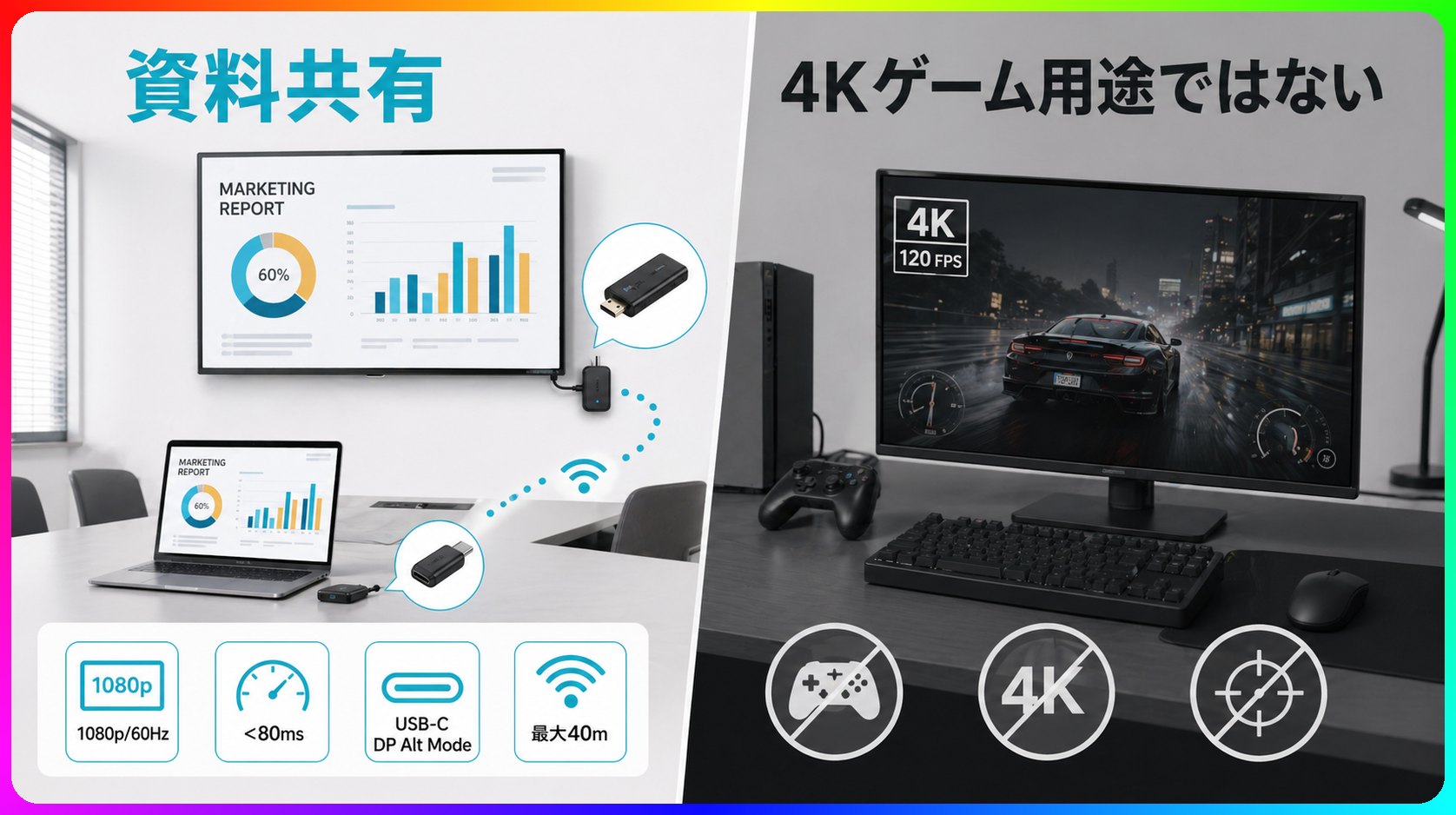 Belkin ConnectAirの向く用途と向かない用途
