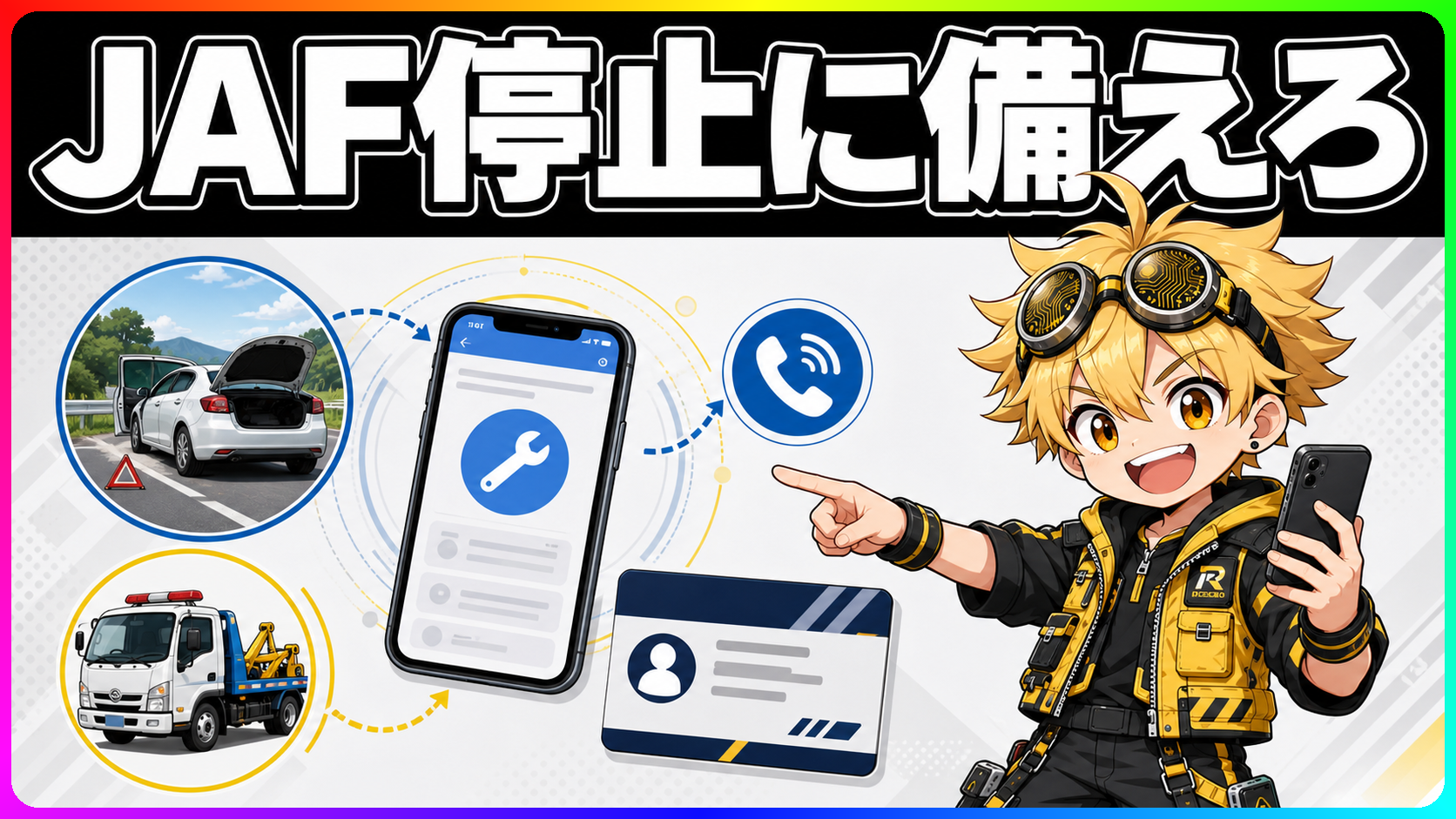 JAFアプリ停止期間の注意事項