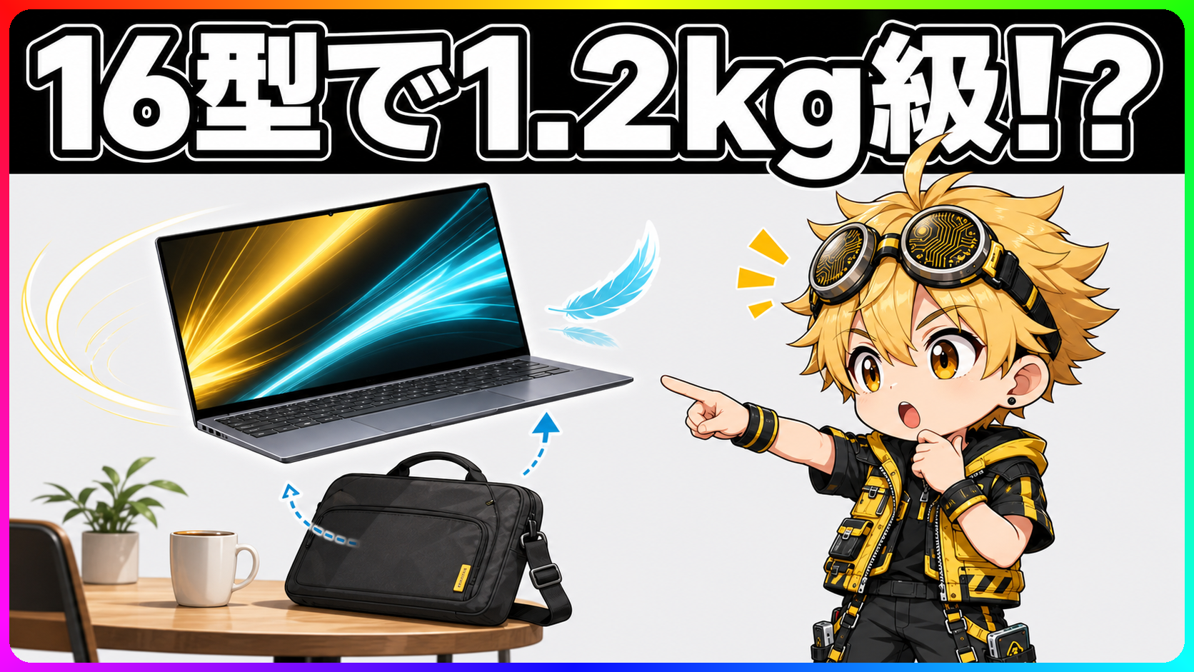 ASUS Zenbook SORA 16の外観イメージ