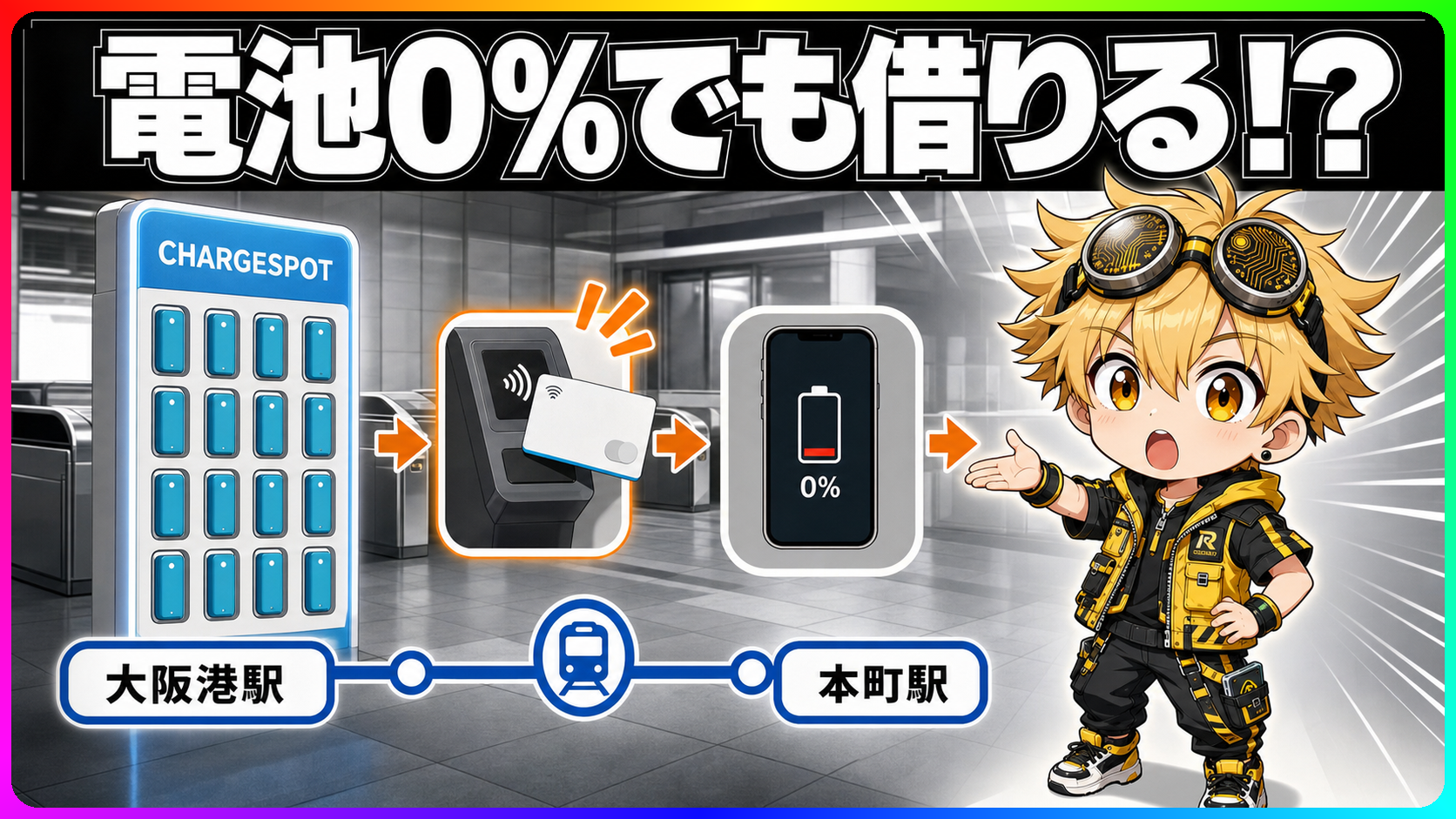 CHARGESPOTクレカタッチ20の端末イメージ