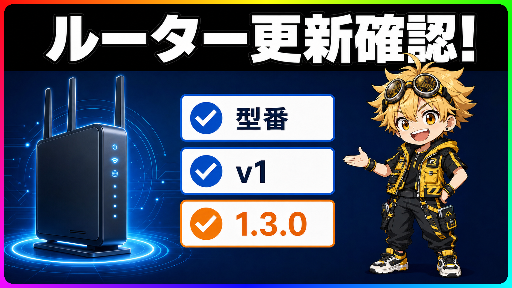 TP-Link Archer BE450/BE7200ファームウェア版数確認