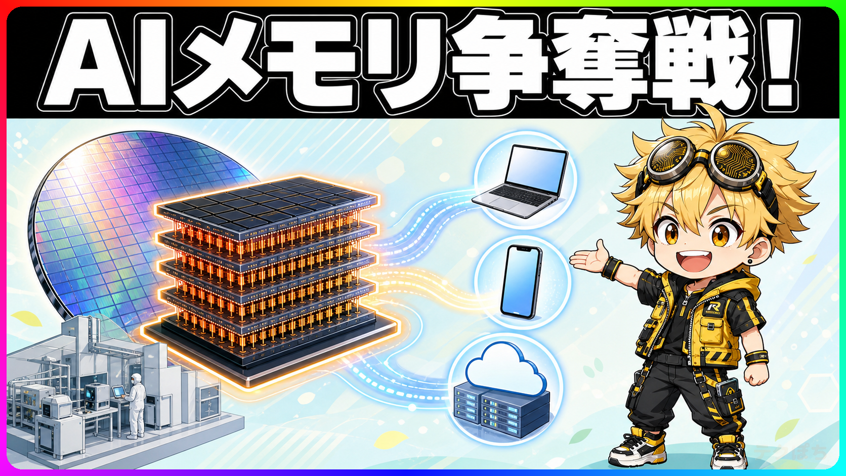 Micron広島工場の新建屋着工とAIメモリ供給