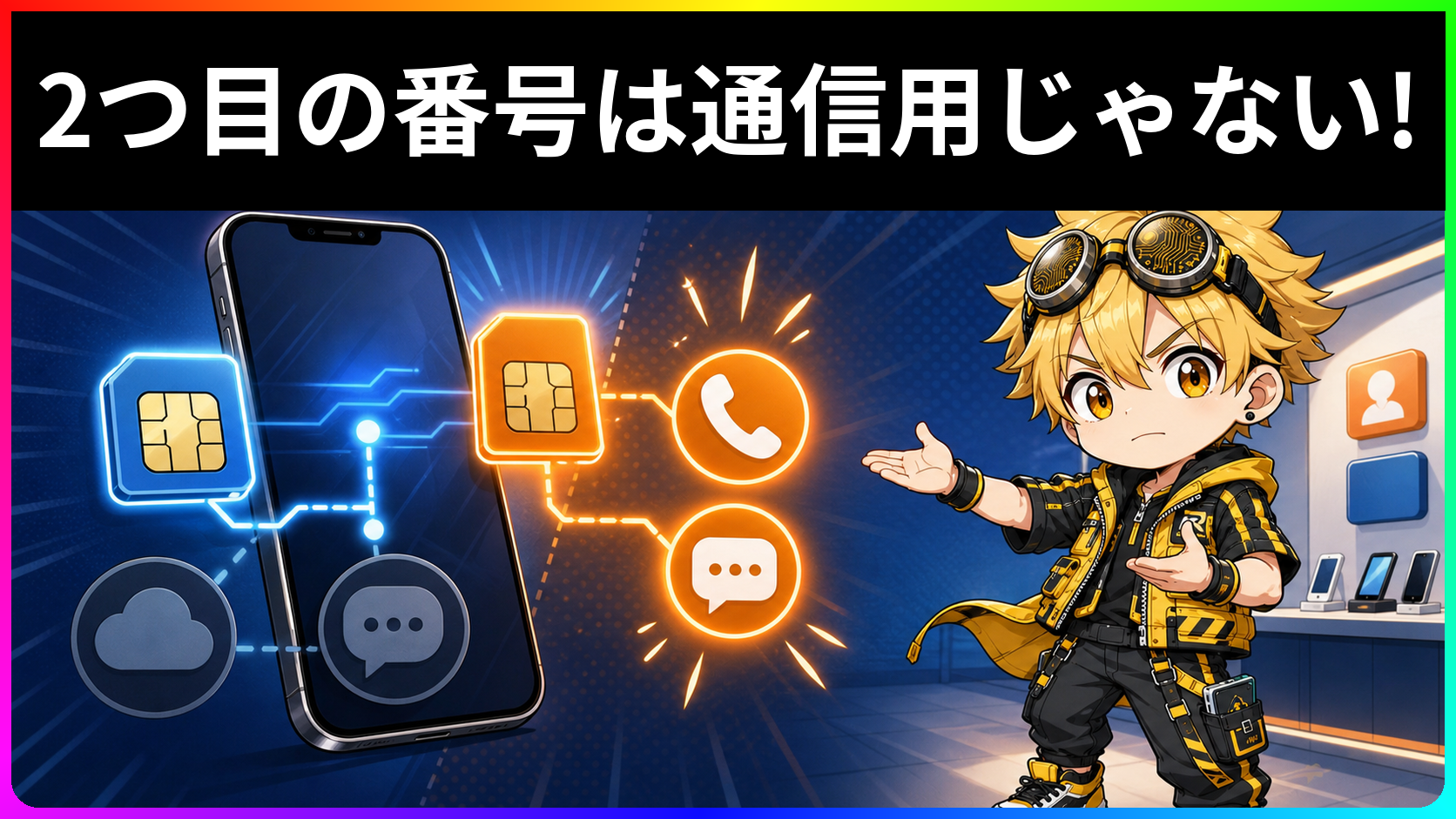 auのセカンドナンバーは電話番号を増やすサービス